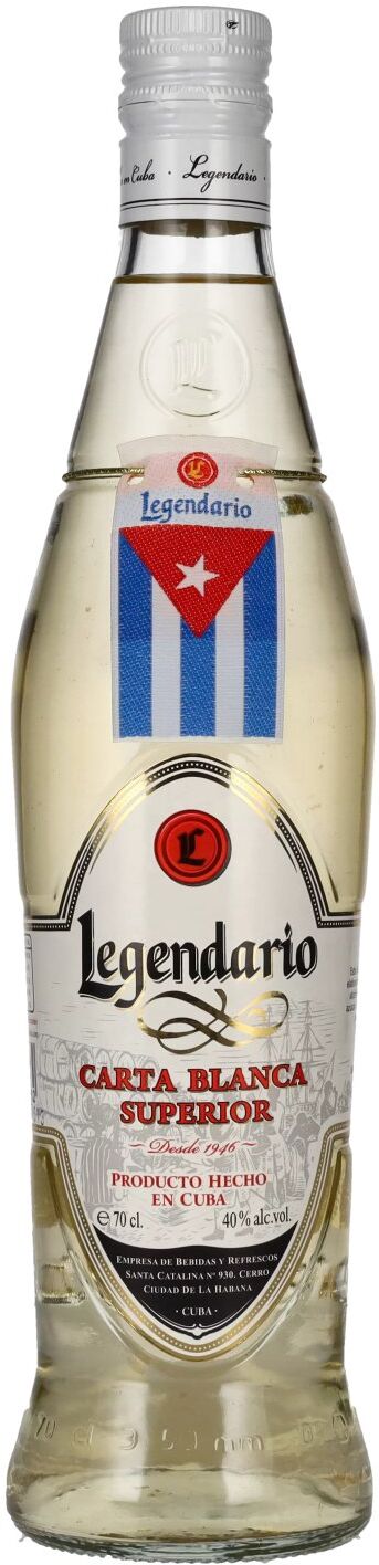 Legendario Rum Legendario Carta Blanca 40% Vol. 0,7l