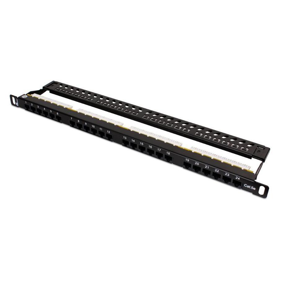 Getfort PATCH-PANEL UTP CAT.5E 24 ANSCHLÜSSE 0,5U PGF-5EUTP24-B7 (GETFORT)
