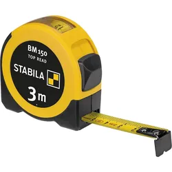 Taschenbandmaß Stabila BM 150, 3 m, metrische Skala