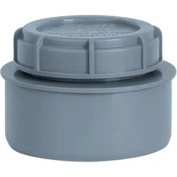 Airfit Endstopfen 51110ES DN 110, grau, mit Schraubverschlusskappe