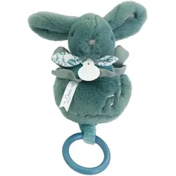 Doudou et Compagnie, Spieluhr, Musikspieluhr Hase salbeigrün 20cm