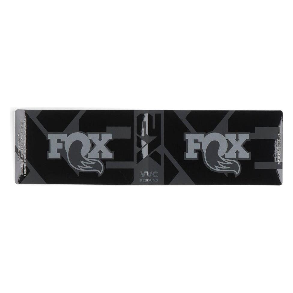 Fox Decal: 2026, Float X2, P-SE, Airsleeve (65-75mm), Neutral, PMS10390 Steel/PMS10392 Granite, 024- (65 mm) (66026868)