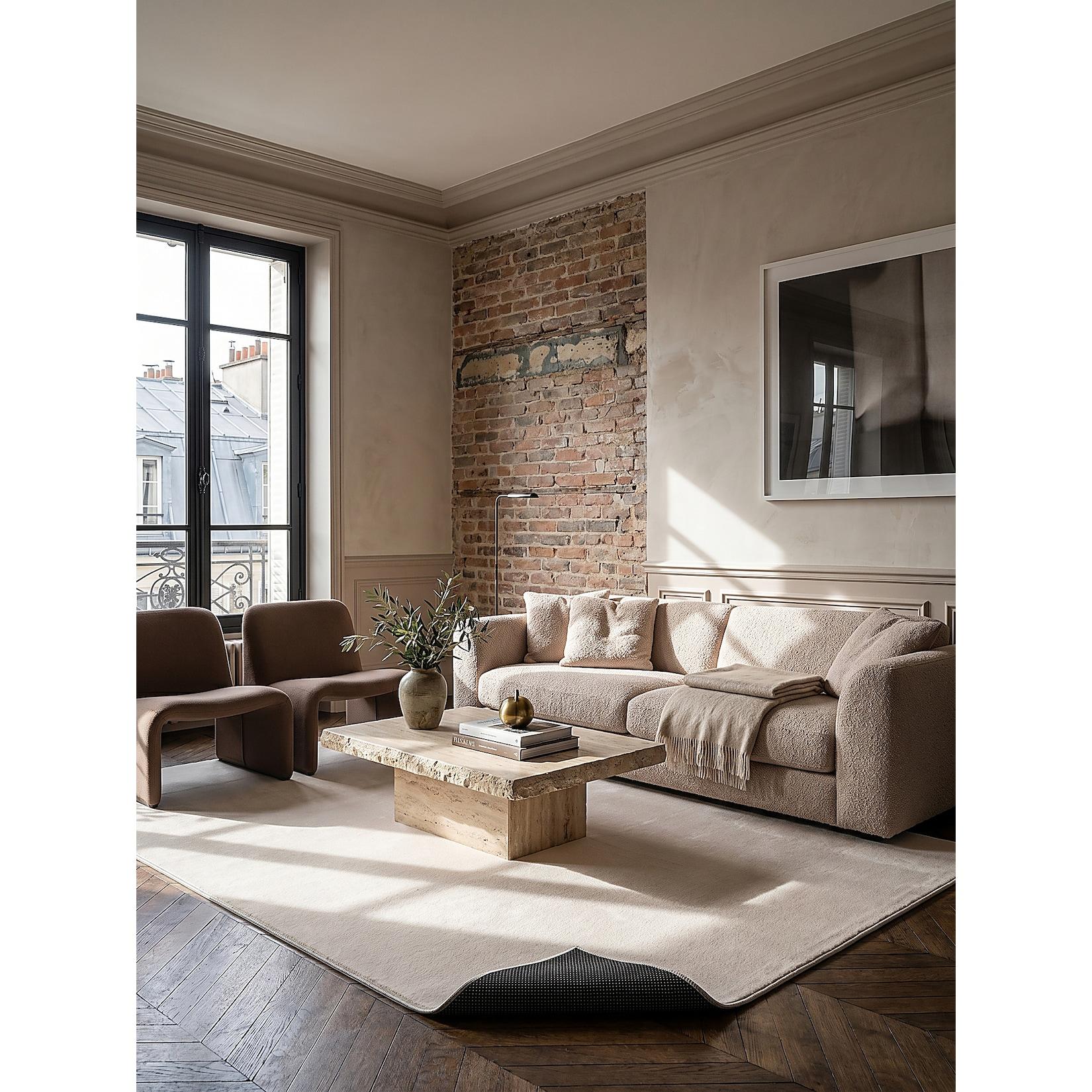 Teppich Antirutsch Beige 140x200 cm - DOUBS Kadima Design