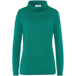 Rollkragen-Pullover Modell Tamara Kaschmir Peter Hahn grün, 40