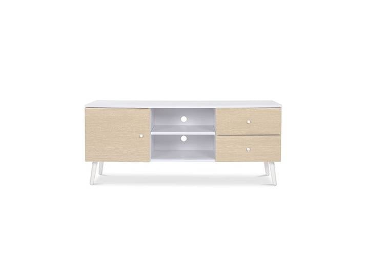 Meuble TV en Bois - Design Scandinave - Britta Bois naturel
