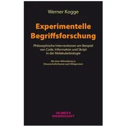 Experimentelle Begriffsforschung, Fachbücher von Werner Kogge