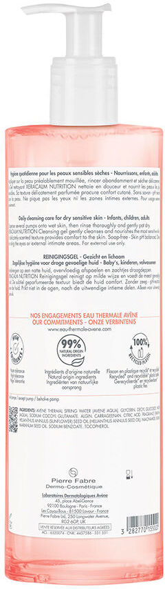 Avène Xeracalm Nutrition gel nettoyant 750 ml