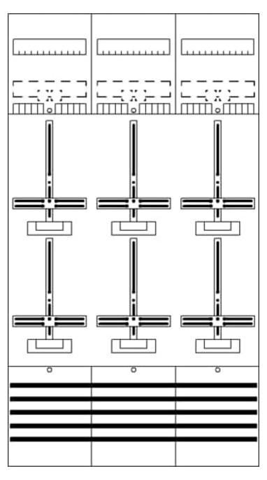 ABB Striebel & John meetpaneel DF39C6 9RE 6Z inclusief aansluitklemmen