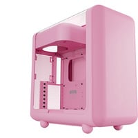 X50 Strawberry Milk, Tower-Gehäuse hellrosa, Tempered Glass
