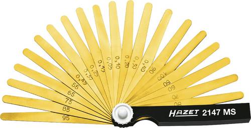 Hazet HAZET 2147MS Fühlerlehre 0.05 - 1 mm Anzahl Blätter: 20
