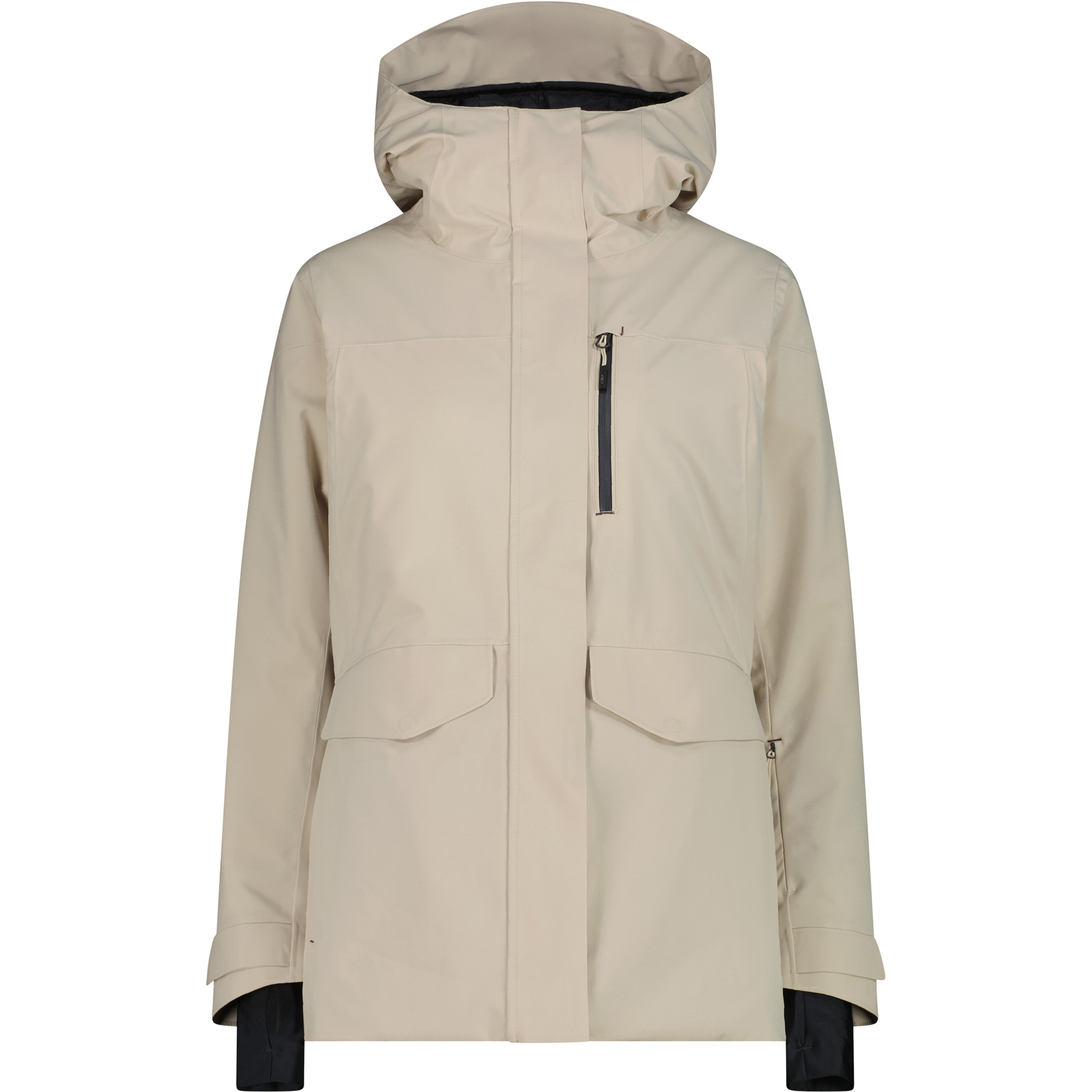 CMP Damen Isolationsjacke beige Größe XL Freeride Elastisch