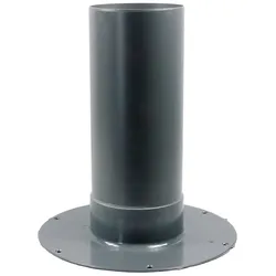 Flachdach-Unterteil DN 150 Spezial-Hart-PVC
