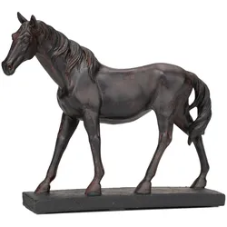 Moritz Skulptur Pferd Dekofiguren Pferd reiten Resin Tierfigur Pferdefigur Dekostatue