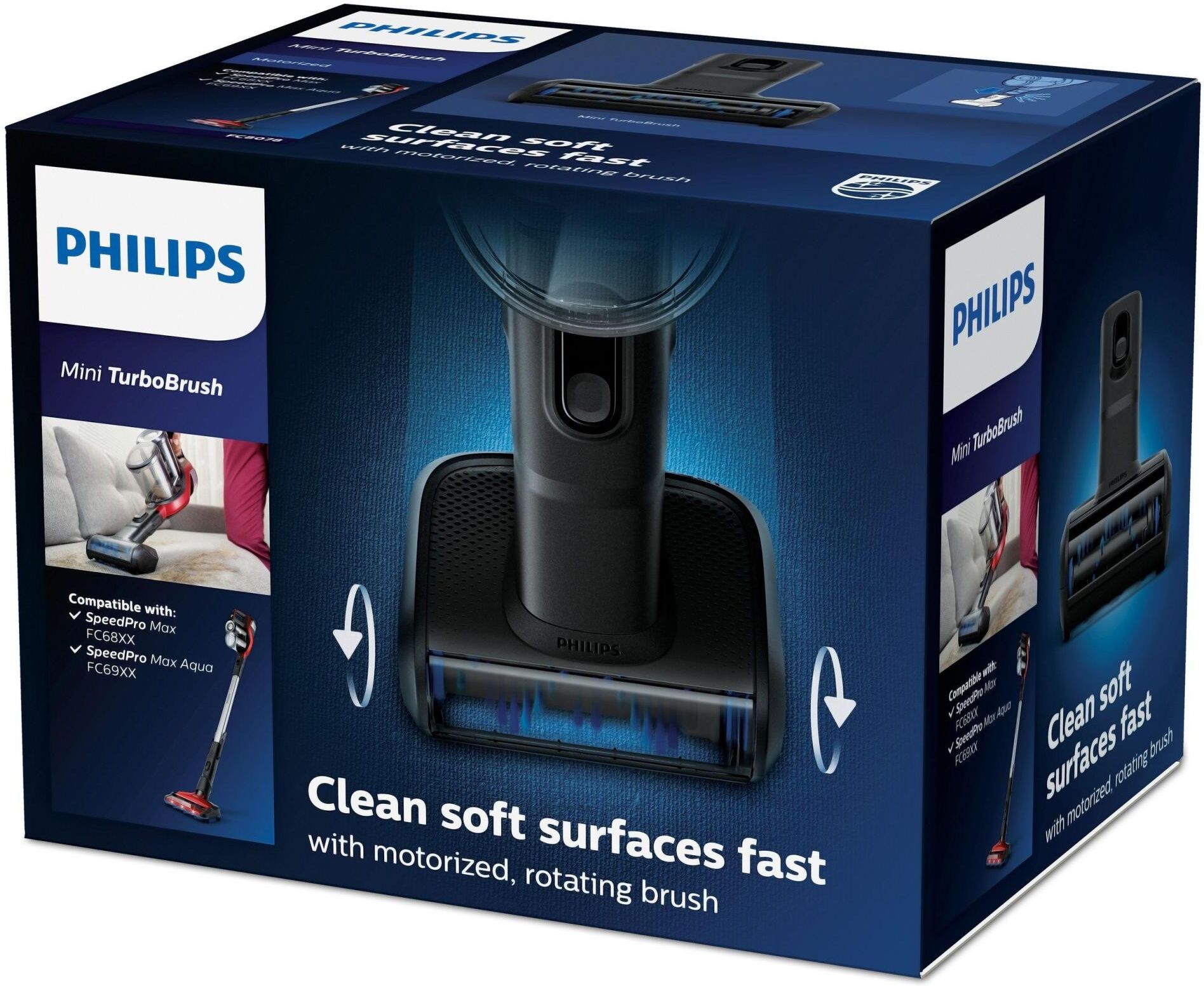 Philips Turbobürste "Turbobürste Akku-Staubsauge", schwarz, Staubsaugerdüsen, Turbobürste schwarz Einheitsgröße