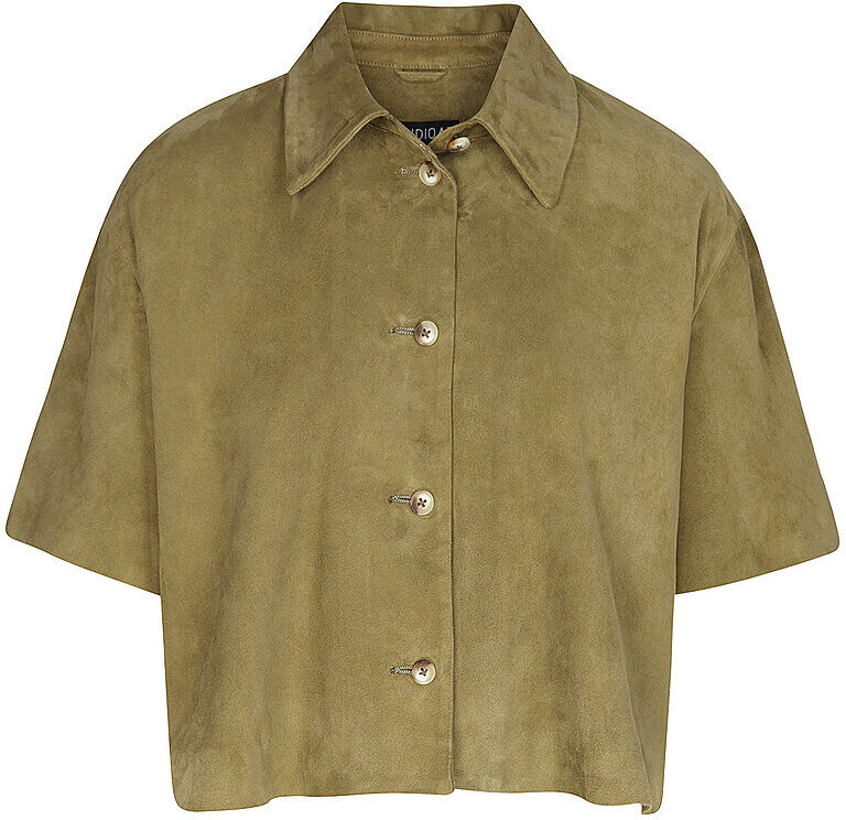 STUDIO AR Lederjacke EVELINE  olive   40 40