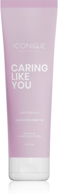 ICONIQUE Professional CARING LIKE YOU Deep Hydration soin sans rinçage pour cheveux secs et abîmés 150 ml