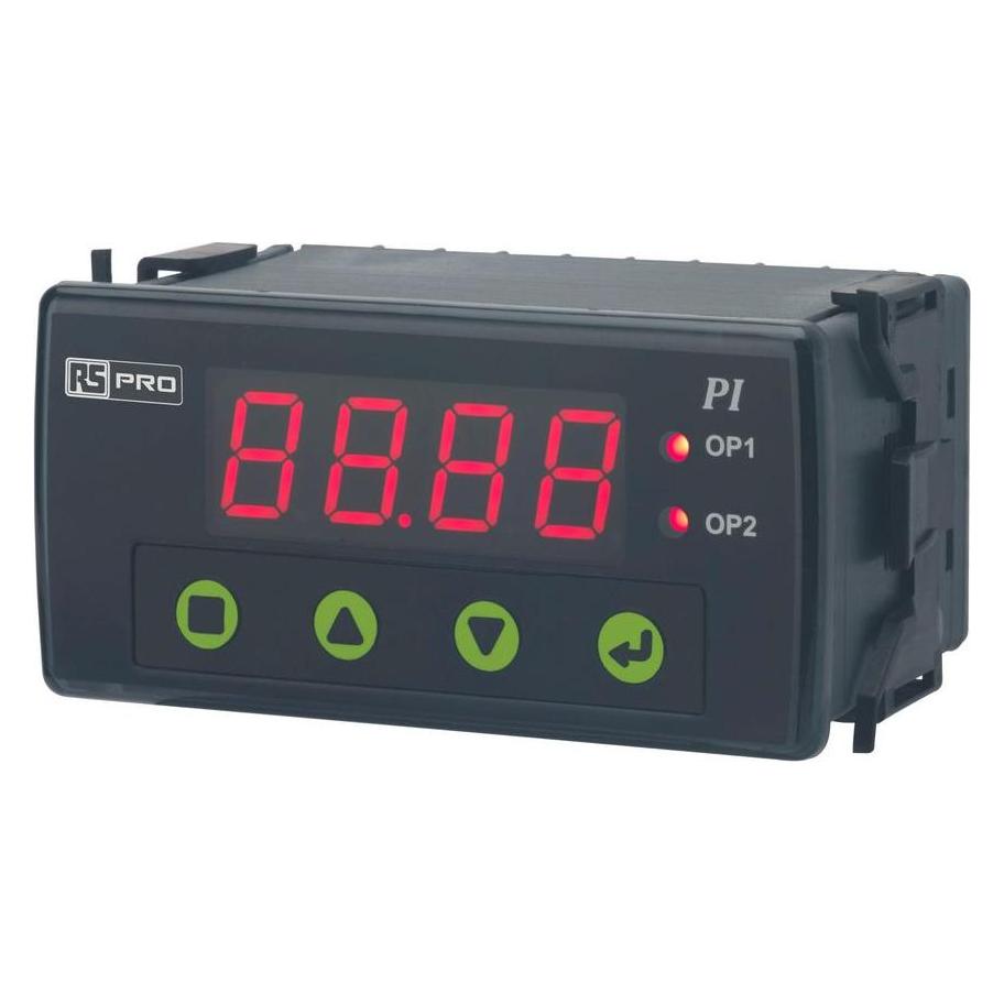 RS PRO 7-Segment-Anzeige Prozessanzeige für Strom, Widerstandsthermometer, Thermoelement, Spannung H (2333536)