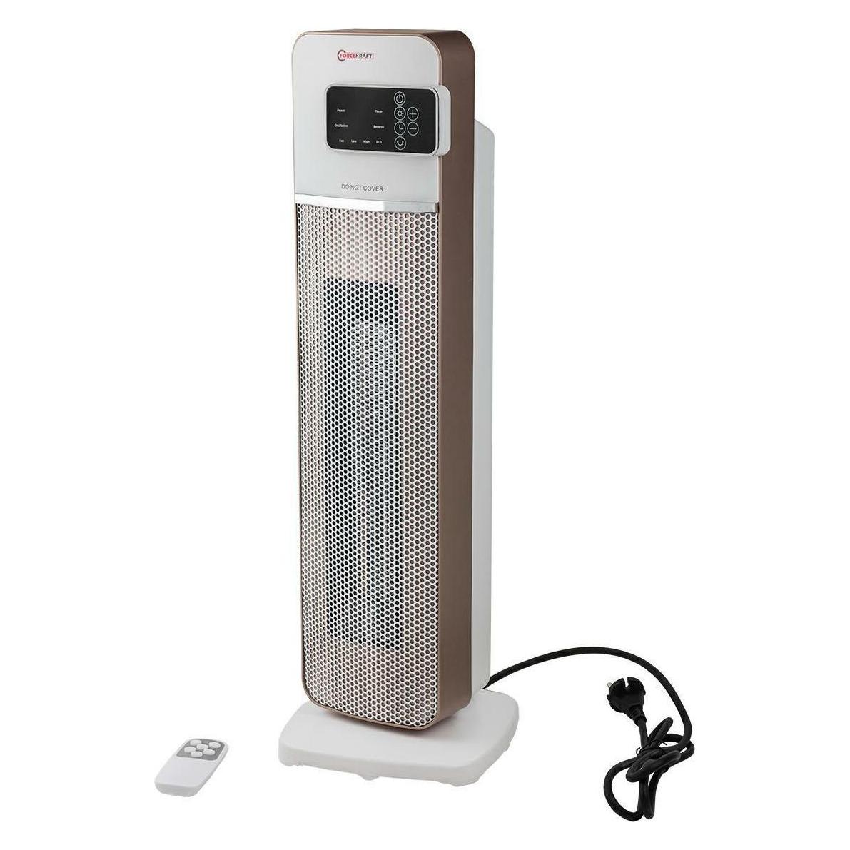 Forcekraft 4-lüfter Heizgerät mit Fernbedienung, 2000 W (2000 W) (52251297)