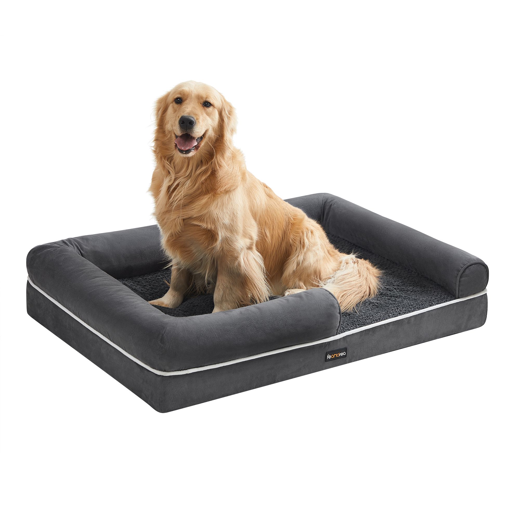 Feandrea Orthopädisches Hundebett 112 x 86 x 18 cm PGW068G01