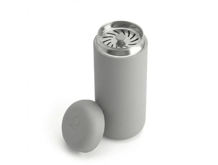 Fellow Carter Move - Tasse de voyage - Gobelet à café et à thé isotherme en acier inoxydable avec intérieur en céramique et protection anti-éclaboussures\, gris mat\, 470 ml