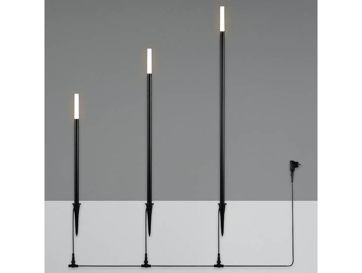 Wegeleuchte Stick Ø 2cm Schwarz