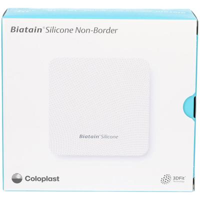 Biatain Silicone Non-Border Schaumverb.5x7,5 cm 10 St Verband