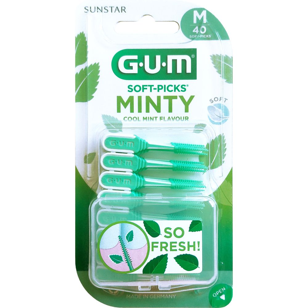 GUM Soft-Picks Minty medium 40 St Zahnbürste