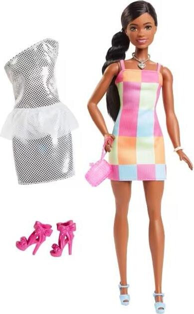 Mattel Barbie Brooklyn Pop-up Outfit + Kleding Speelset, JBF42