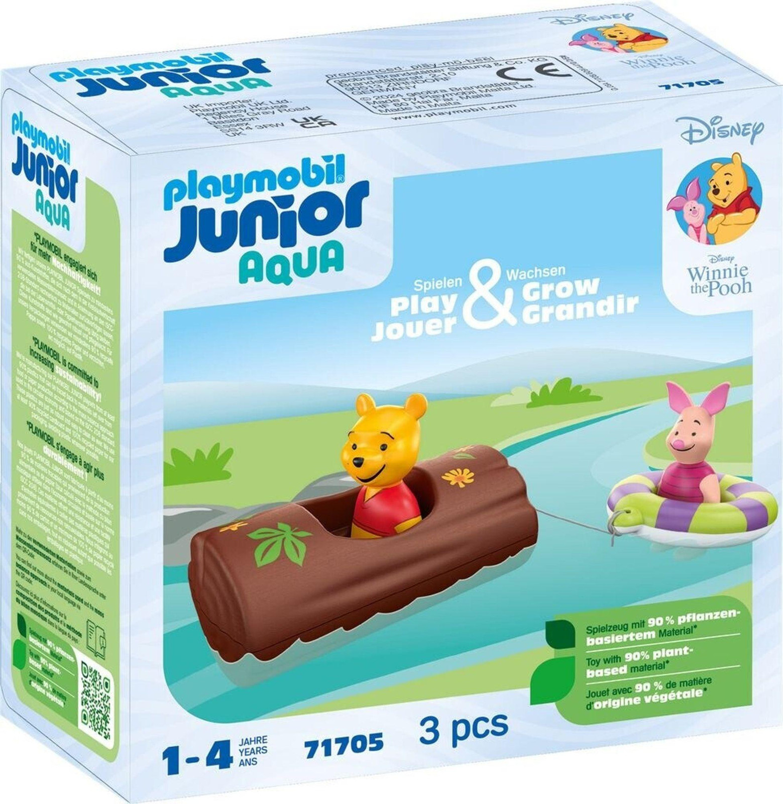 Playmobil Junior 71705 Winnie en Piglet Badspeelgoed voor in het water