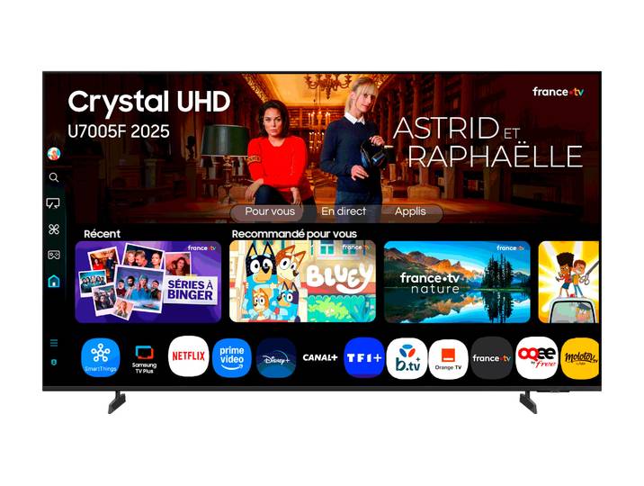 Samsung TV Crystal UHD 55 U7005F 2025, 4K, Smart TV