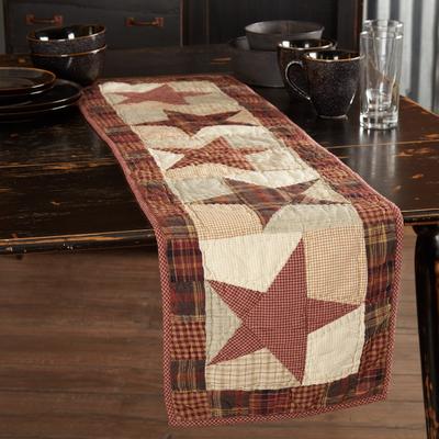 VHC Brands Abilene Star Quilted Runner