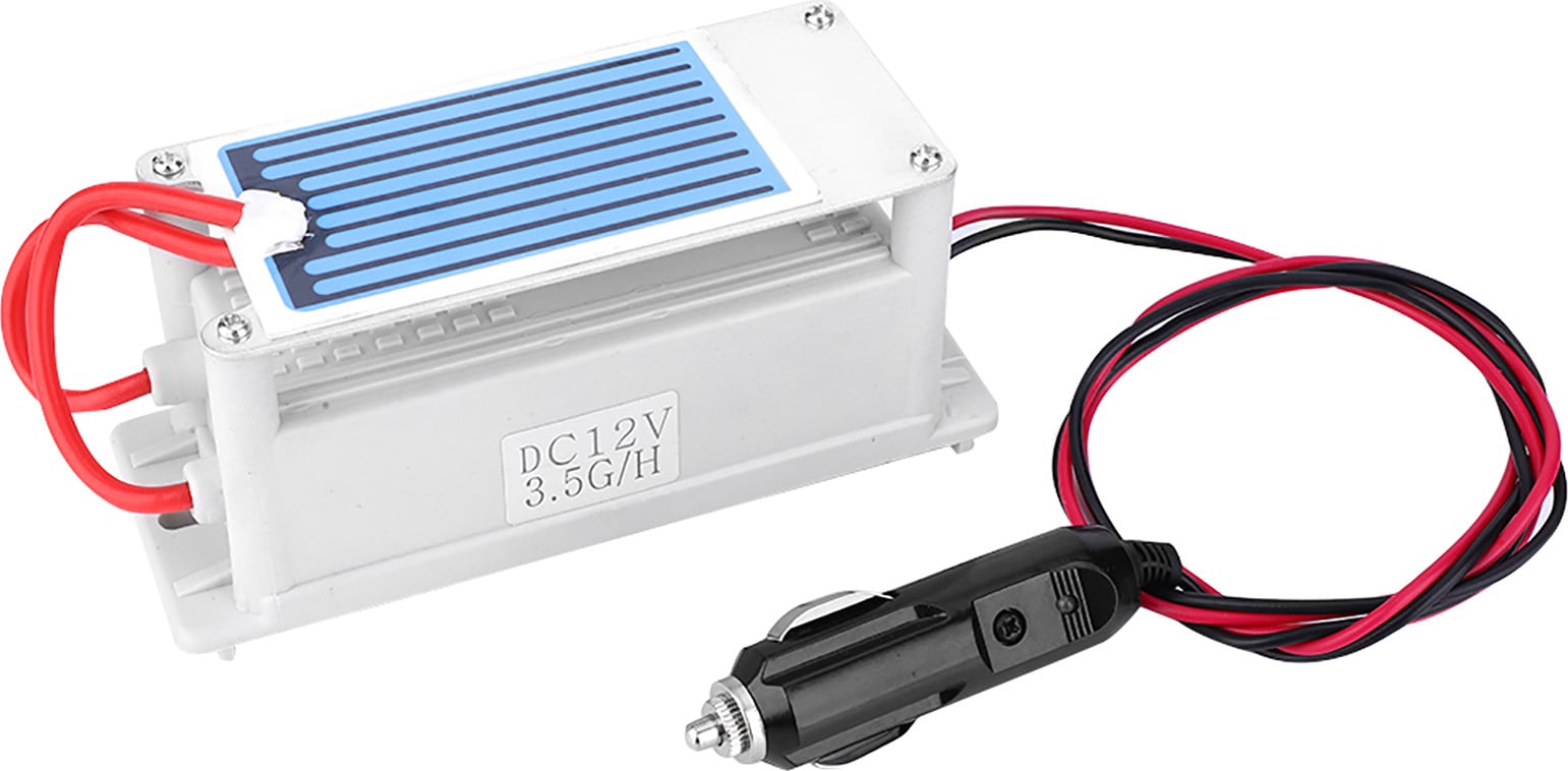 Cocosity Geïntegreerde Ozonzuiveraar voor Auto's, 3,5g DC12V Luchtreinigingsapparaat