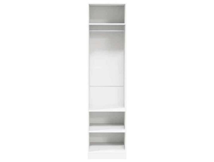 Meuble vêtements Blanc - LEMON® Garde-robe - grand stockage - Armoire penderie - Blanc - 50x50x200cm - Bois d'ingénierie 486 - Solde