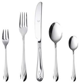 Mepra Diamante Flatware Set with Cake Forks - 30 Pieces - Stainless Steel
