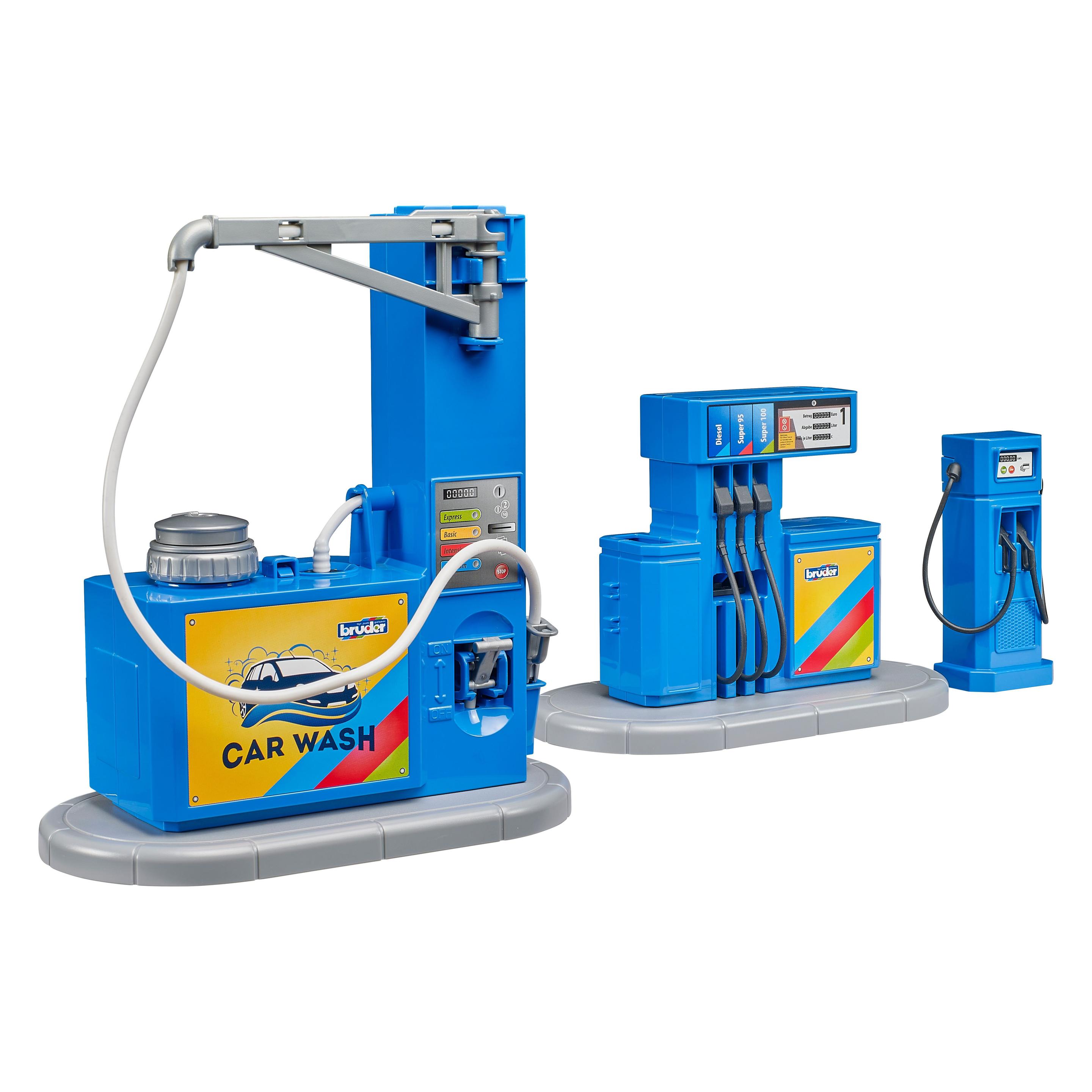 Bruder 62113 Zubehör: Tankstelle mit Waschplatz (62113)