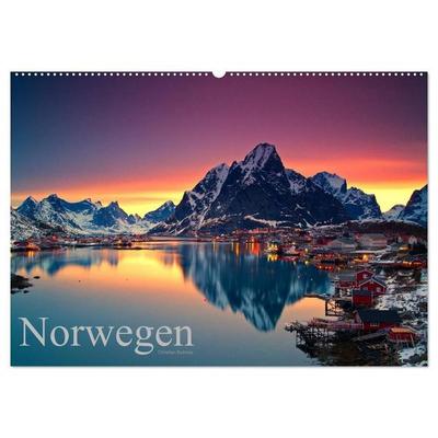 Norwegen (Wandkalender 2027 DIN A2 quer), CALVENDO Monatskalender