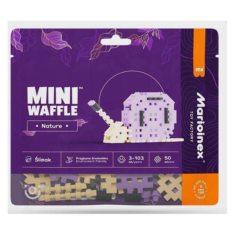 Marioinex Mini-Waffel-Naturblöcke - Schnecke 50 Elemente (39461963)
