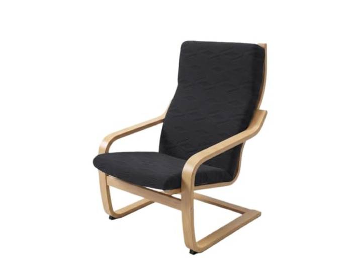 Housse for fauteuil inclinable en jacquard Poang Housses de chaise for usage domestique et hôtelier(Color 3)
