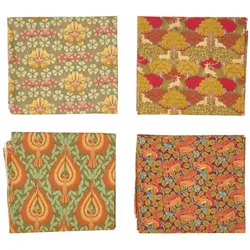 PATCHWORK-STOFFPAKET Art Déco II – Fat Quarter 4er-Set, 100% Baumwolle