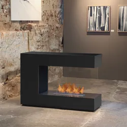 muenkel design loft.line C-02: Tiefschwarz - safety burner 450