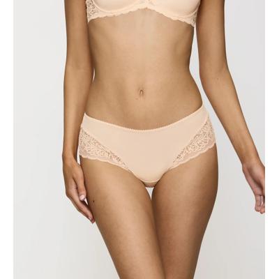 Hipster TRIUMPH "Amourette Spotlight X", Damen, Gr. 40, Microtouch, orange (orange highlight), Microtouch, Obermaterial: 79% Polyamid, 21% Elasthan, körpernah, Unterhosen, florale Spitzendetails, gewellte Abschlüsse