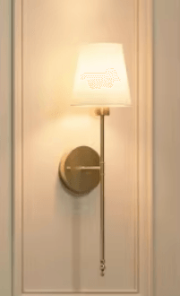 Inspire Picks Rechargeable Battery Operated Wall Sconce Wireless RGB LED Wall Light With Remote Control gold (no Lightbulb)