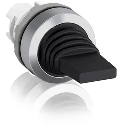 ABB MTS2-20B Kipphebelschalter Bedienelement, 3 Positionen, tastend, Hebel schwarz Rückstellung Von A nach B und C nach B, Frontring Kunststoff