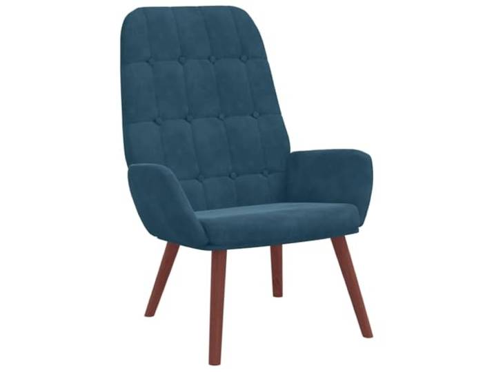 Todiikf Relaxsessel Samt Blau Polstersessel Loungesessel 70x77x94 cm Stilvoller Einzelstuhl mit blauem Samtbezug, ideal als Lesesessel fürs Wohnzimmer, Schlafzimmer und moderne Büros.