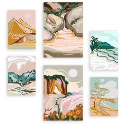 POSTER Set Mit 6 Komplexe Natur 2 A3 & A4 Rahmenlos