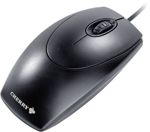 CHERRY Wheelmouse Maus USB Optisch Schwarz 3 Tasten 1000 dpi