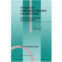 Women on Corporate Boards of Directors, Fachbücher von Ronald J. Burke, M. C. Mattis
