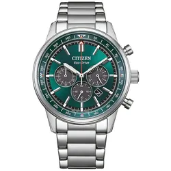 Citizen CA4720-52X Eco-Drive Herrenarmbanduhr Classic Chronograph Grün