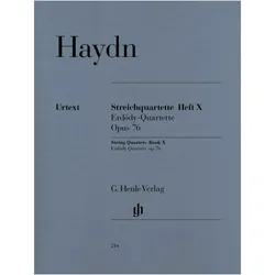 Streichquartette Heft X op. 76 Nr. 1-6, Fachbücher von Horst Walter, Joseph Haydn