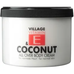 500ml Village Vitamin E Bodycream Coconut